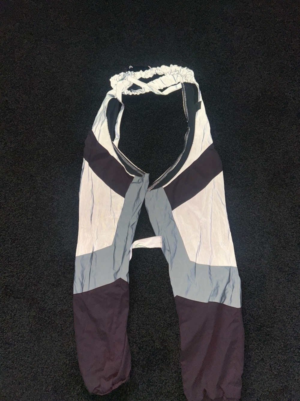Colorblock Windbreaker Reflective Chaps - Picture 2 of 7